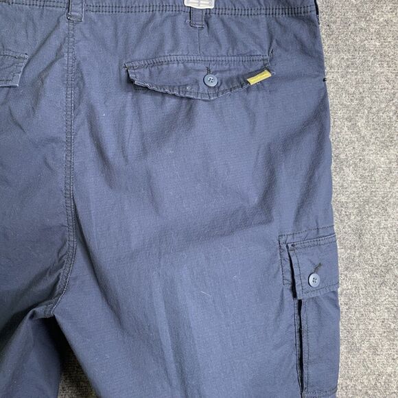 WearFirst Cargo Hiking Shorts Ripstop Hi-rise Pockets Navy Blue Sz 42 - Picture 7 of 14